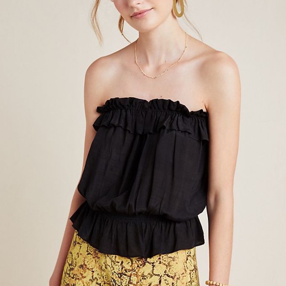 Anthropologie Adelaide Strapless Blouse - Picture 4 of 5